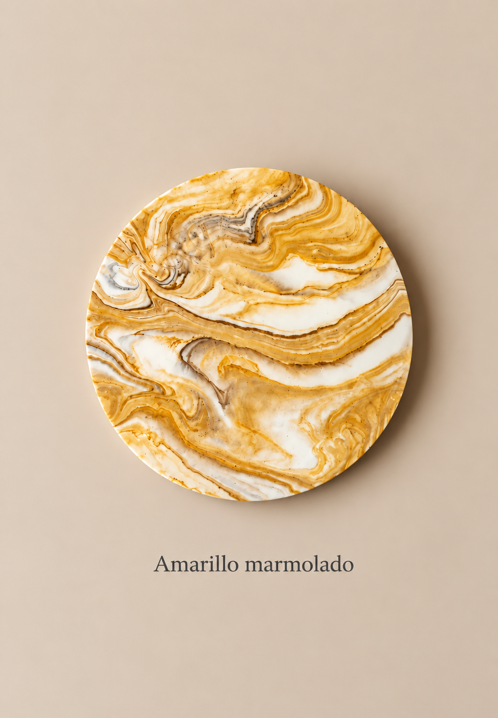 Sílex | Handgefertigte dekorative Schale aus Jesmonite für Schmuck und Kleinigkeiten