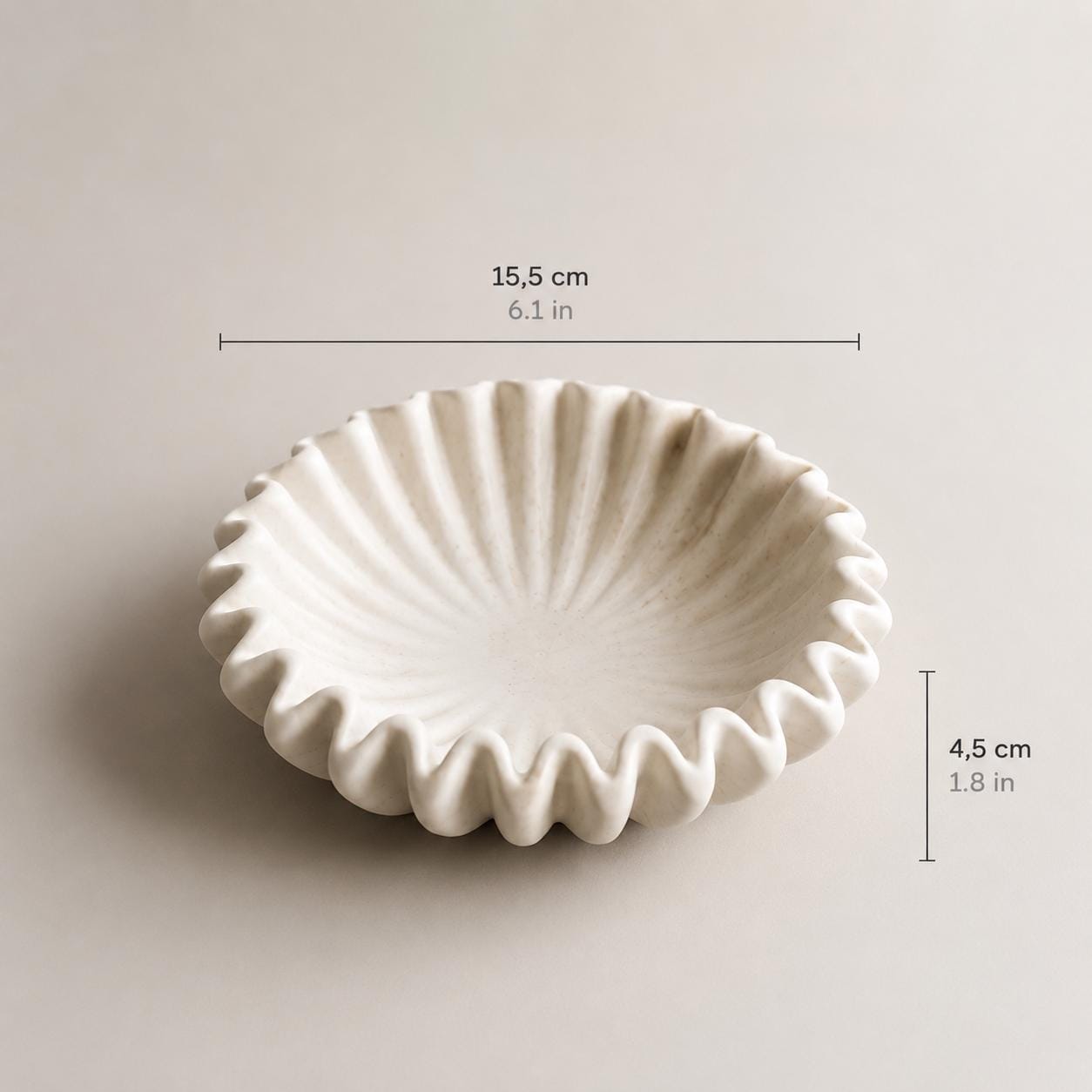 Bandeja Ovalada Decorativa con Relieve | Organizador para Joyas | Vaciabolsillos | Decoración Minimalista