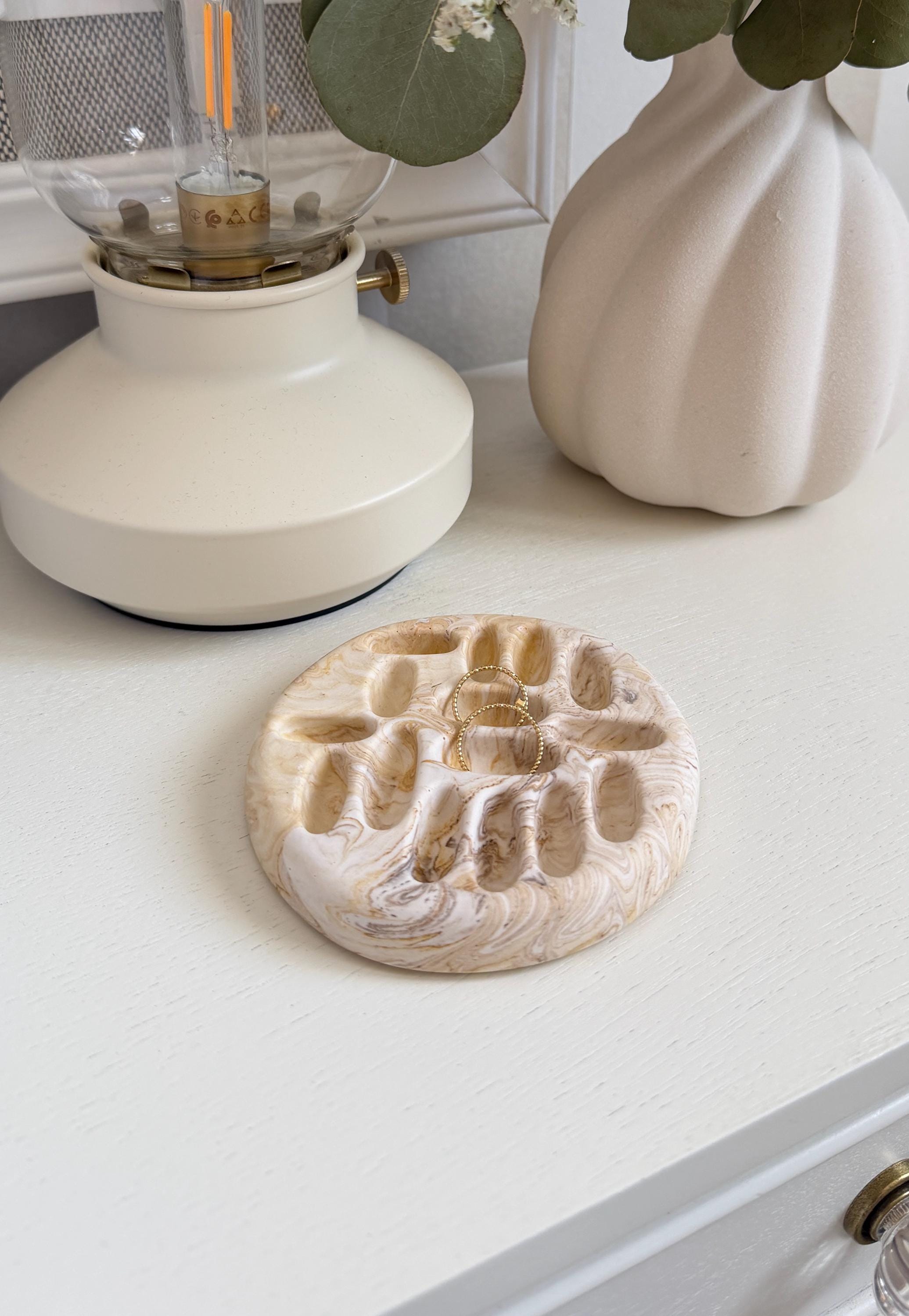 Anillero Decorativo | Organizador de Anillos | Diseño Orgánico | Decoración Minimalista