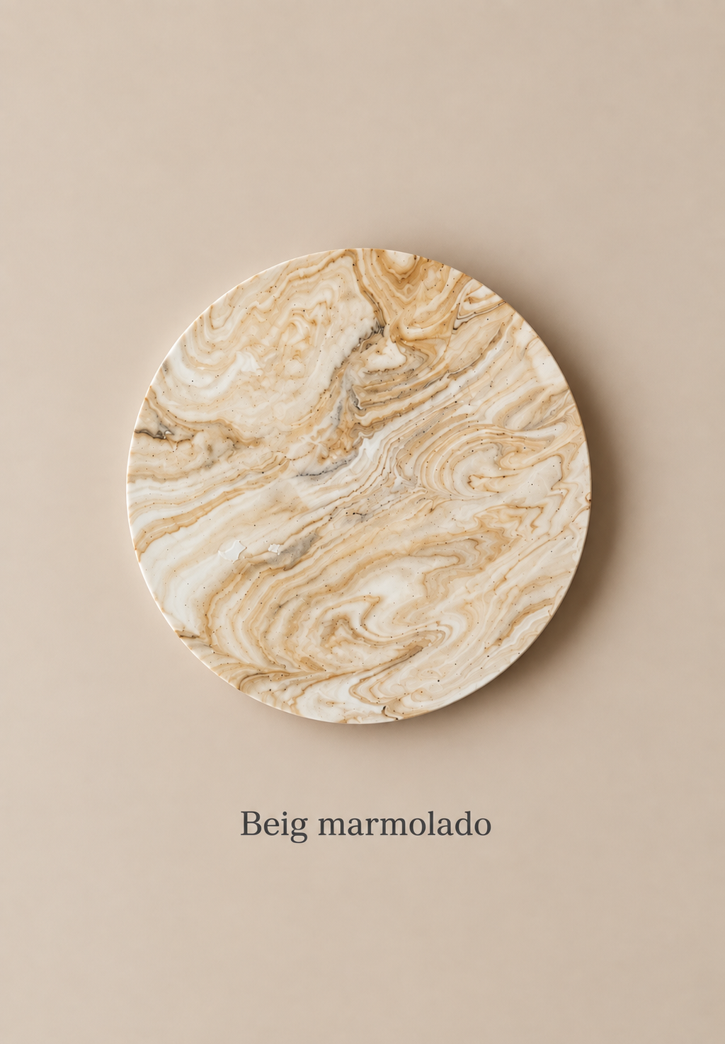Sílex | Handgefertigte dekorative Schale aus Jesmonite für Schmuck und Kleinigkeiten