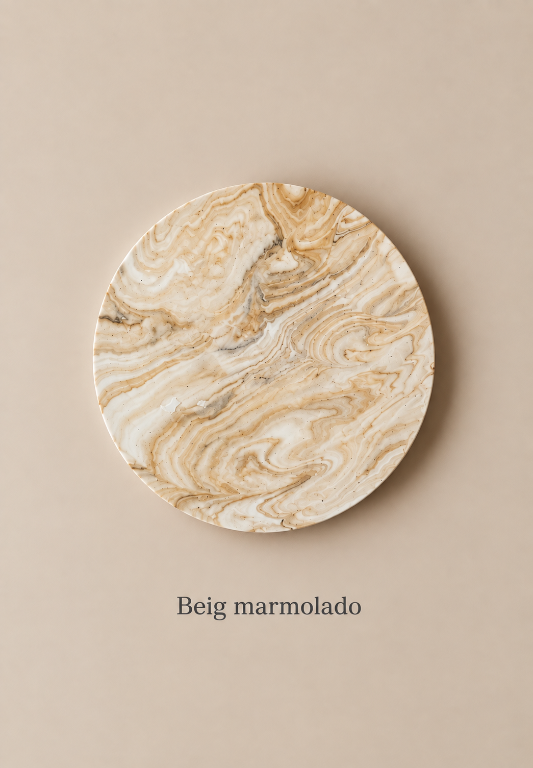 Sílex | Handgefertigte dekorative Schale aus Jesmonite für Schmuck und Kleinigkeiten