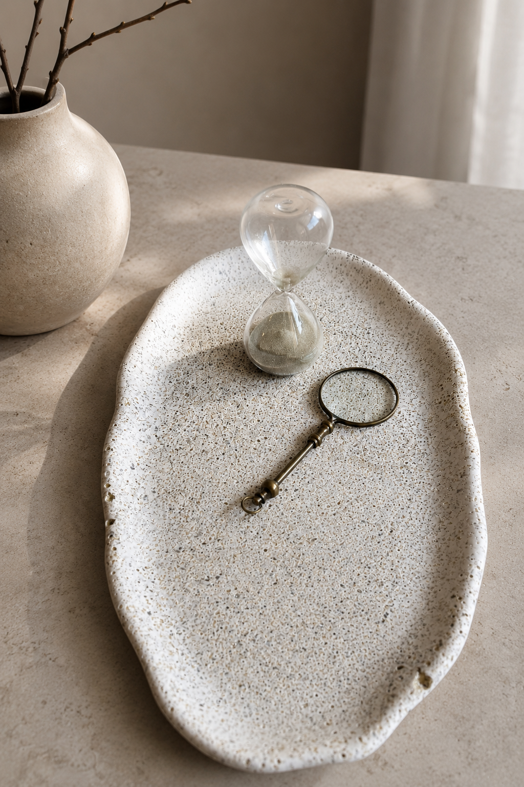 Bandeja Ovalada para Joyas | Vaciabolsillos | Organizador Decorativo | Estilo Minimalista