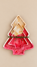 KERST RED | Bandeja en forma de árbol de Navidad