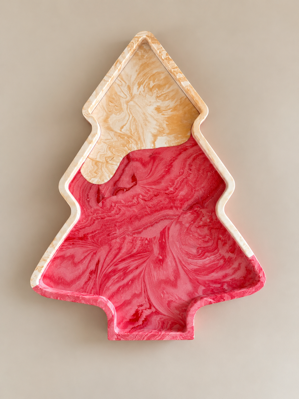 KERST RED | Bandeja en forma de árbol de Navidad
