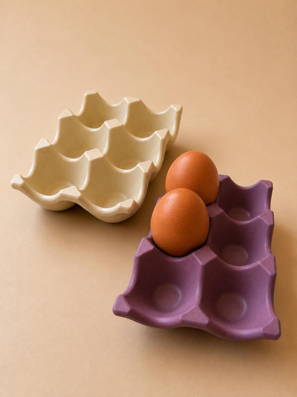 Huevera artesanal para 6 huevos | Organizador de huevos | Decoración de cocina