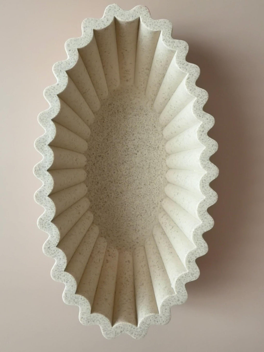 Bandeja Ovalada Decorativa con Relieve | Organizador para Joyas | Vaciabolsillos | Decoración Minimalista