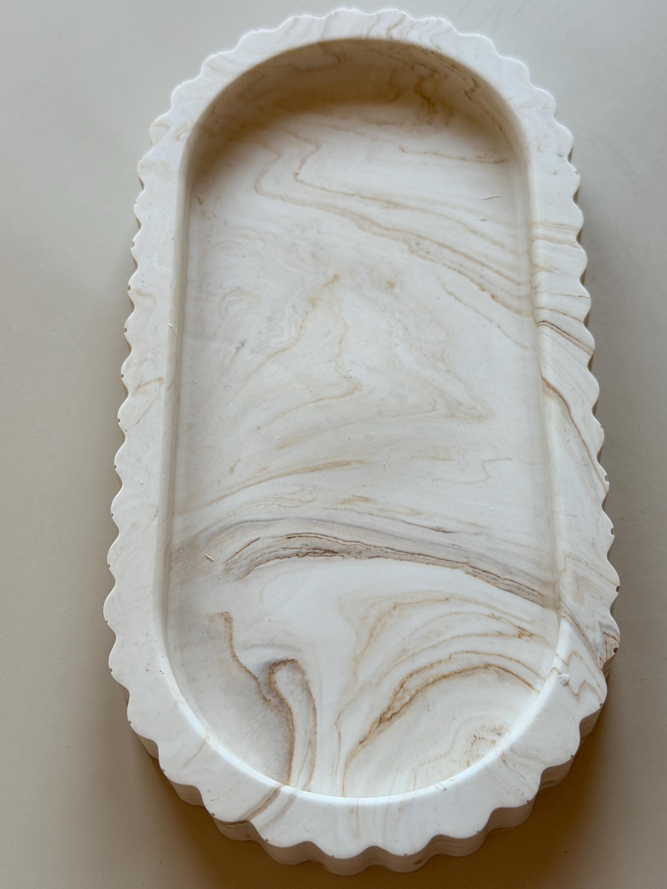 Conjunto Ritual | Bandeja Decorativa y Porta Incienso Flor | Decoración Minimalista