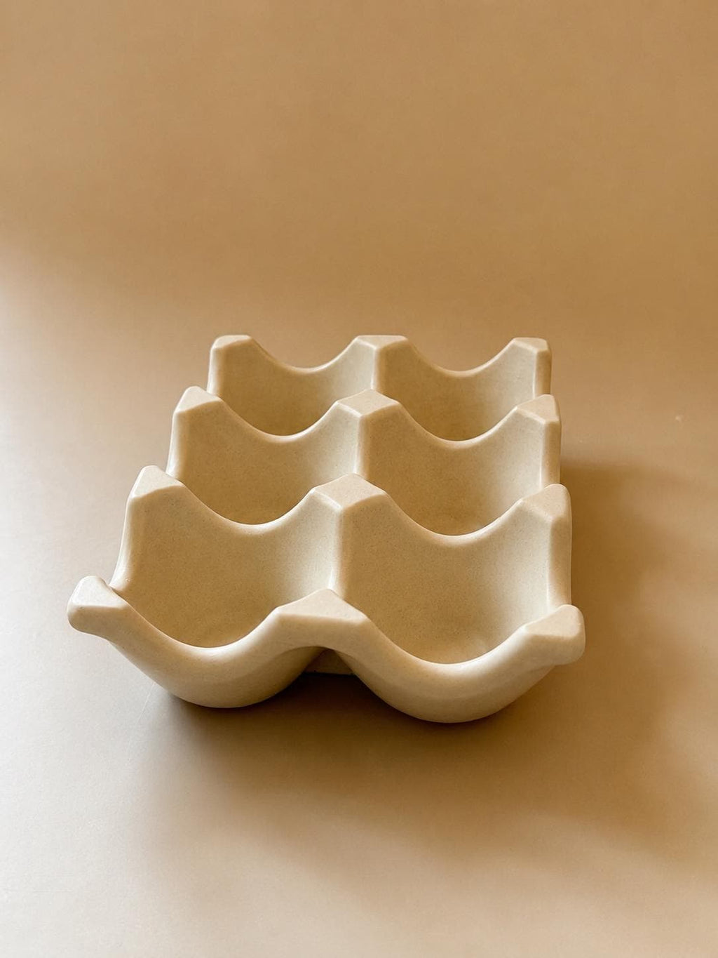 Huevera artesanal para 6 huevos | Organizador de huevos | Decoración de cocina