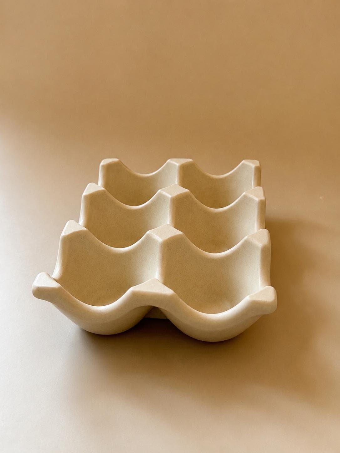 Huevera artesanal para 6 huevos | Organizador de huevos | Decoración de cocina