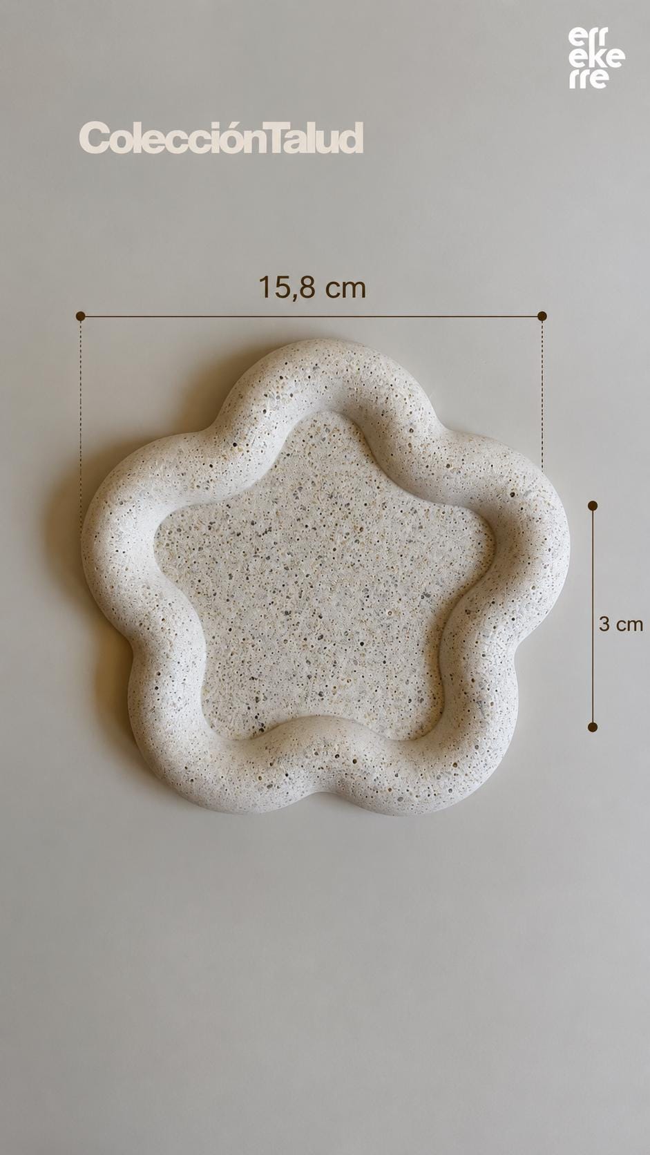 Bandeja para Joyas con Forma de Flor | Joyero Decorativo | Vaciabolsillos | Decoración Minimalista