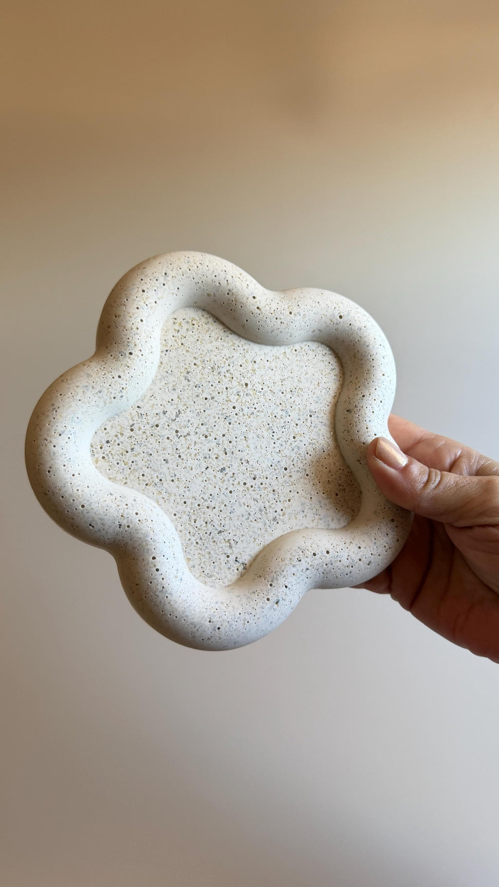 Bandeja para Joyas con Forma de Flor | Joyero Decorativo | Vaciabolsillos | Decoración Minimalista