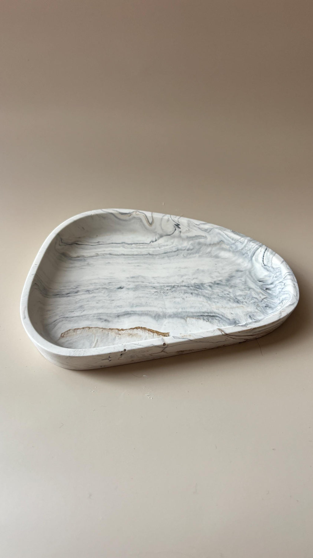 Bandeja Orgánica Decorativa | Organizador para Joyas | Vaciabolsillos | Decoración Minimalista