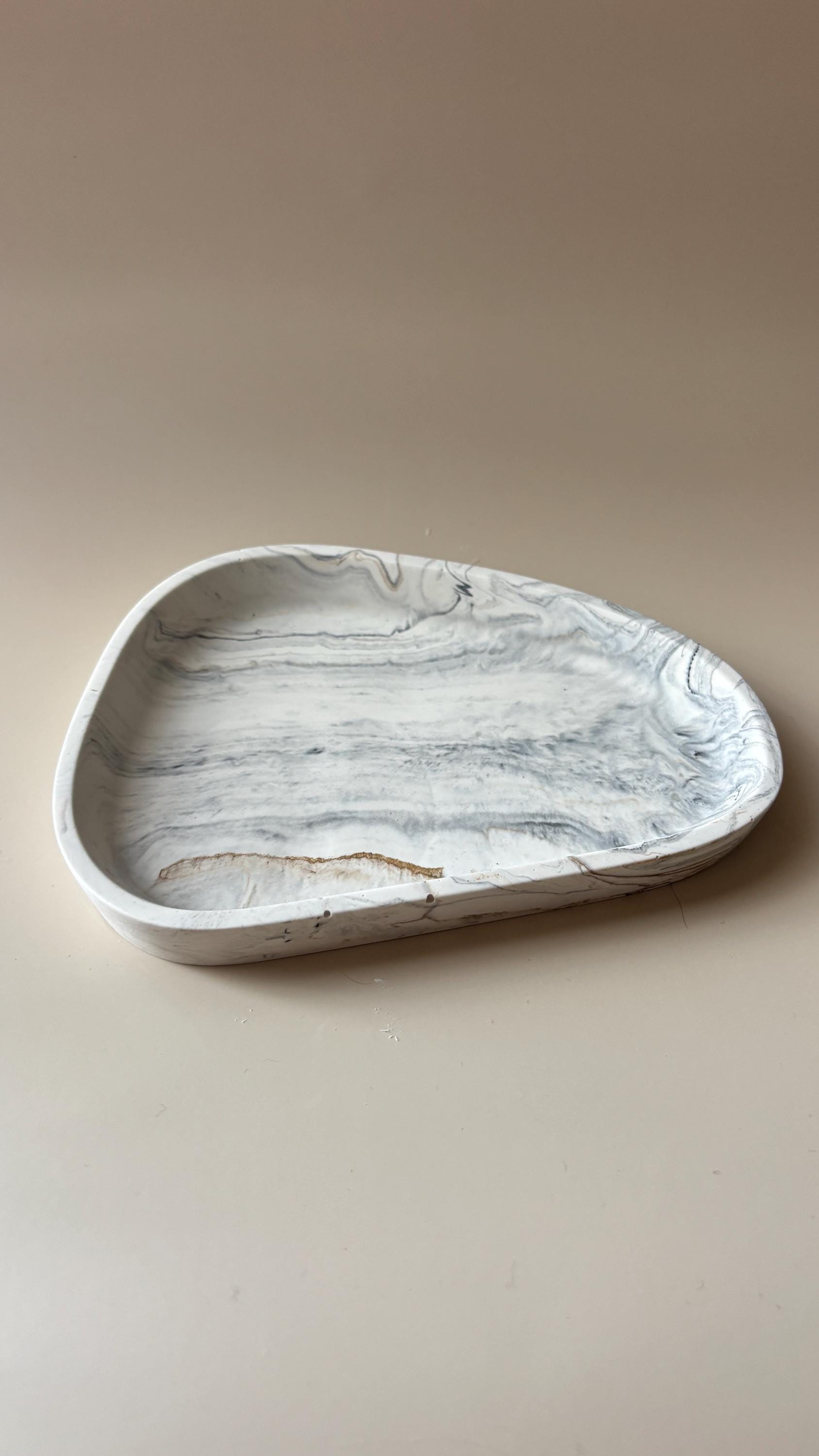 Bandeja Orgánica Decorativa | Organizador para Joyas | Vaciabolsillos | Decoración Minimalista