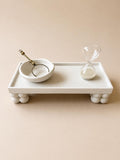 Bandeja de tocador elevada Estela con cuenco para joyas y accesorios en diseño minimalista y elegante